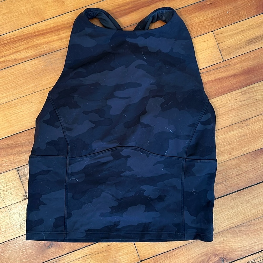 Lululemon black/gray camo tank